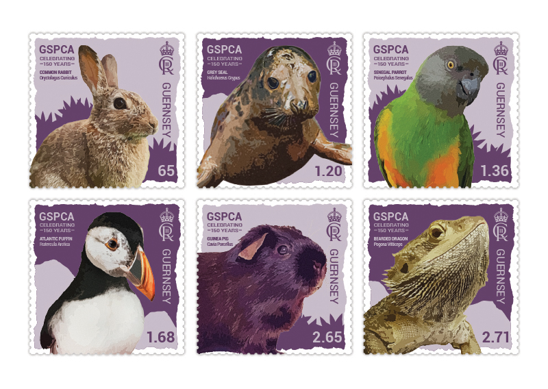 Set of 6 stamps